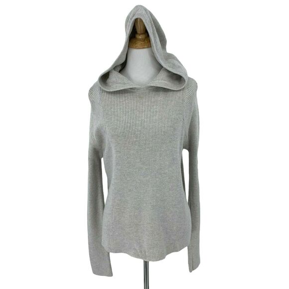 Athleta Rest Day Hoodie Womens XS Extra Small Long Sleeve Pima Oversize Sweater - Picture 1 of 12